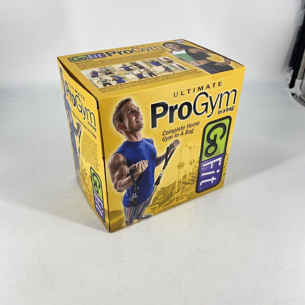 GoFit Ultimate ProGym Portable Home Gym Resistance Band System – 11-Piece NEW